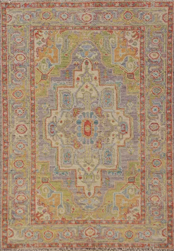 Vegetable Dye Heriz Serapi Oriental Accent Rug 3x5