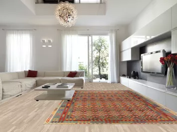 All-Over Trellis Kilim Oriental Large Rug 10x16