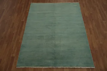 Elegant Minimalistic Gabbeh Rug 5x6 for a Contemporary Living Space