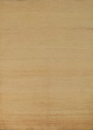 Gold Striped Modern Gabbeh Oriental Rug 5x7