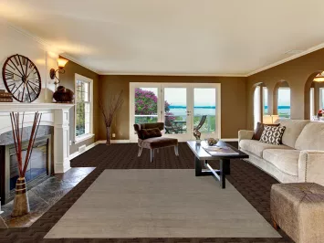 Wool Handmade Gabbeh Modern Area Rug 7x9