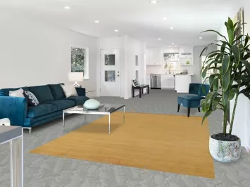 Yellow Wool Gabbeh Modern Area Rug 7x9