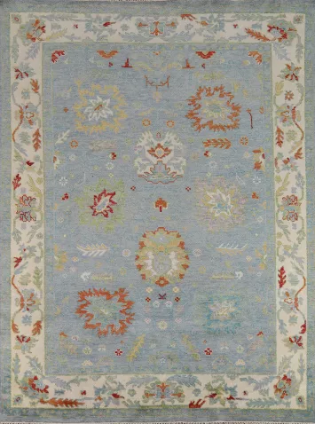 Handmade Wool Oushak Oriental Area Rug 8x10