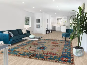 Handmade Wool Oushak Oriental Area Rug 8x10