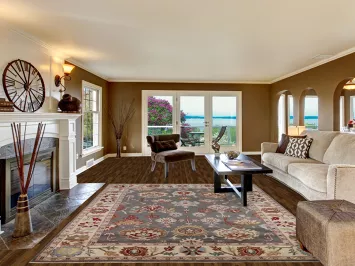 Handmade Gray Oushak Oriental Area Rug 8x10