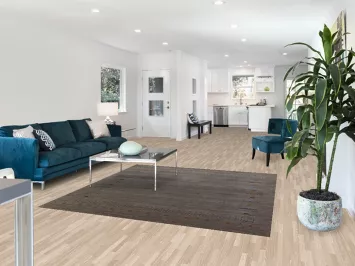 Tribal Gray Wool Gabbeh Square Area Rug 7x7