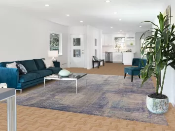 Handmade Wool Abstract Indian Area Rug 9x12