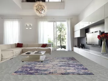 Contemporary Wool Abstract Indian Area Rug 10x13