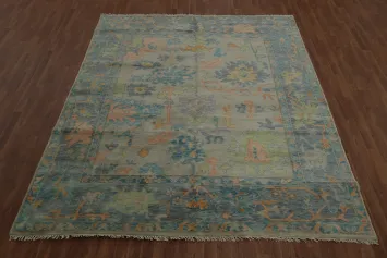 Handmade Wool Oushak Indian Area Rug 8x10