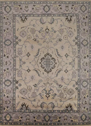 Handmade Wool Oushak Indian Area Rug 9x12