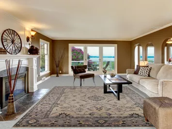 Handmade Wool Oushak Indian Area Rug 9x12