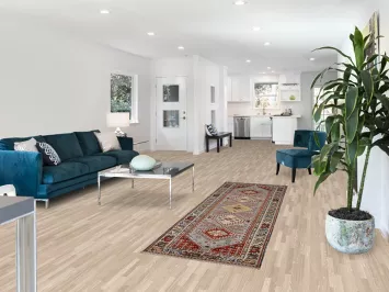 Geometric Heriz Serapi Indian Runner Rug 3x8