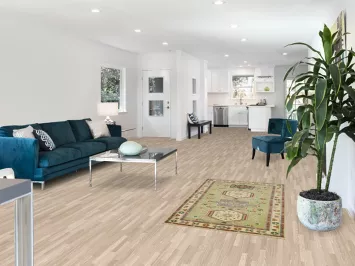 Light Green Wool Geometric Khotan Indian Rug 3x5