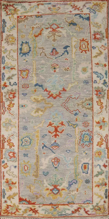 Handmade Wool Oushak Indian Rug 3x6