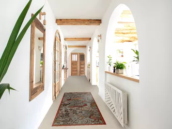 Animals Pictorial Ziegler Indian Runner Rug 3x8