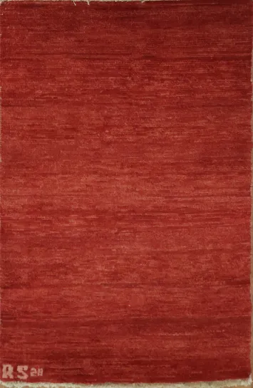 Modern Wool Gabbeh Oriental Accent Rug 2x3