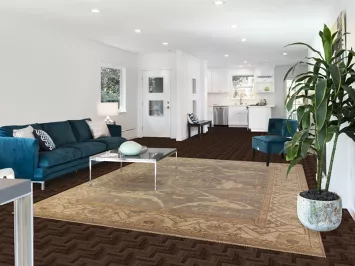 Handmade Gray Wool Oushak Indian Area Rug 8x10