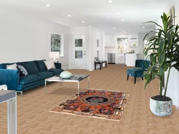 Vegetable Dye Animals Wool & Silk Isfahan Persian Rug 4x5