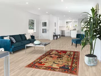 Pre-1900 Antique Pictorial Kashan Persian Rug 4x7