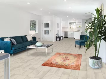 Yellow Gold Silk Handmade Qum Persian Rug 3x5