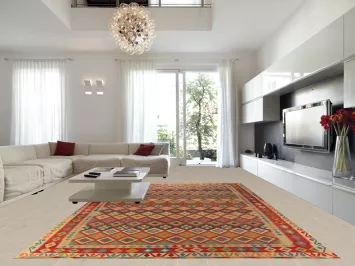 South Western Style Kilim Oriental Large Rug 10x16