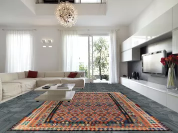 South Western Style Kilim Oriental Large Rug 10x16