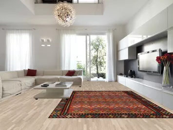 Reversable Wool Kilim Oriental Area Rug 10x13