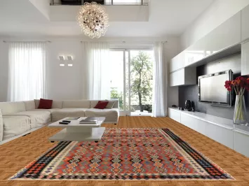 South Western Style Kilim Oriental Large Rug 10x16