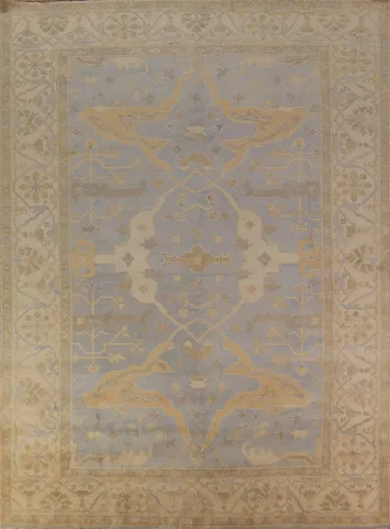 Handmade Wool Oushak Indian Area Rug 9x12