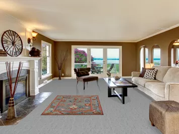 Blue Handmade Oushak Oriental Rug 4x6