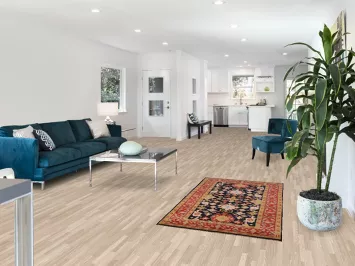 Navy Blue Wool Oushak Indian Foyer Rug 3x5