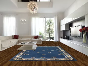 Antique Vegetable Dye Floral Peking Chinese Area Rug 10x13