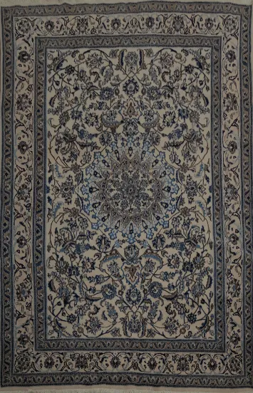Artisan Crafted Nain Persian Area Rug 8x11 Adds Elegance to Your Room