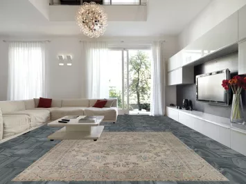 Handmade Floral Tabriz Persian Area Rug 10x13