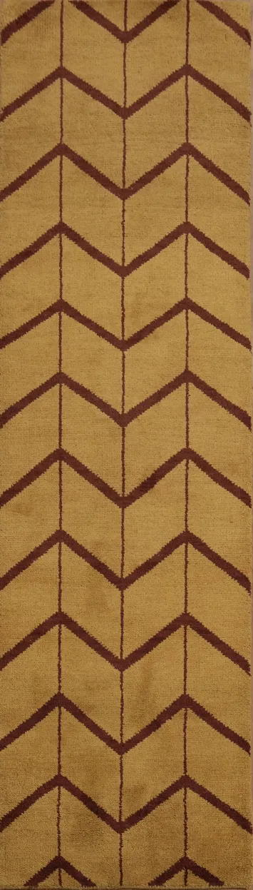 All-Over Moroccan Trellis Oriental Runner Rug 3x10