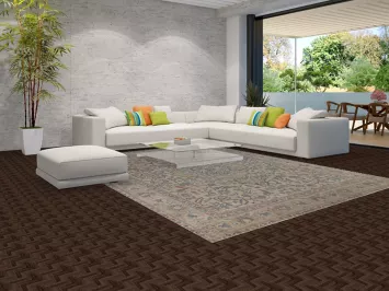 Vintage Floral Wool Tabriz Persian Area Rug 9x12