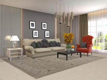 Floral Wool Tabriz Persian Area Rug 8x11