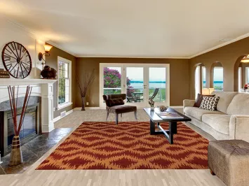 All-Over Moroccan Trellis Oriental Area Rug 9x12