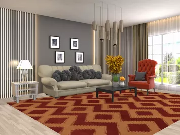 All-Over Moroccan Trellis Oriental Area Rug 9x12