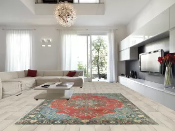 Vintage Wool Tabriz Persian Area Rug 10x12