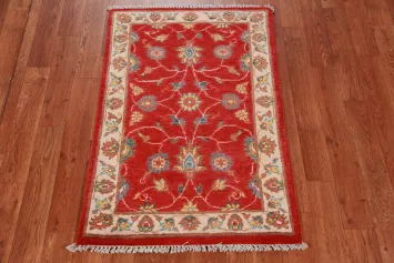Traditional Red Kazak Oriental Foyer Rug 2x3