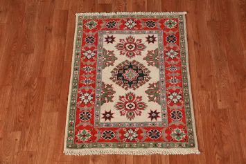Handmade Wool Kazak Oriental Accent Rug 2x3