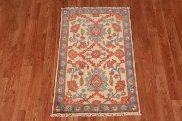 Handmade Wool Kazak Oriental Accent Rug 2x3