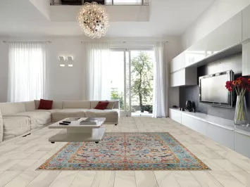 Traditional Gray Oushak Indian Area Rug 9x12