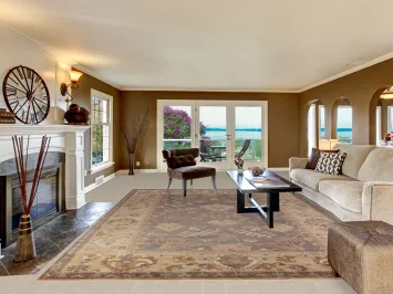 Handmade Wool Oushak Indian Large Rug 10x14