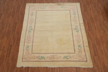 Handmade Wool Nepalese Square Area Rug 8x9