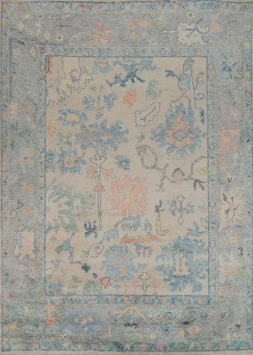 Handmade Wool Oushak Indian Area Rug 8x10