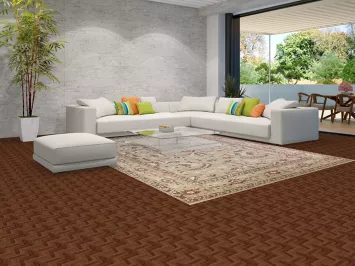 All-Over Light Green Oushak Indian Area Rug 9x12