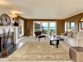 Handmade Wool Oushak Indian Area Rug 9x12