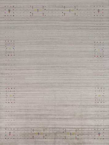 Wool Gabbeh Indian Area Rug 8x10